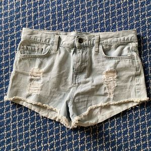 VANS slightly ripped jean shorts!